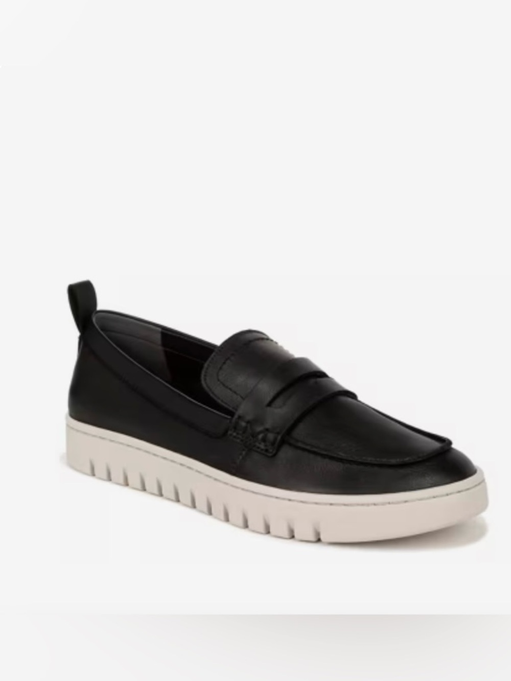 Women’s Vionic Uptown Leather Penny Loafer with White Sole
